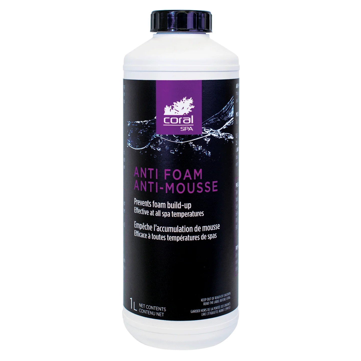 CORAL ANTI-MOUSSE 1 L - Piscines Geyser