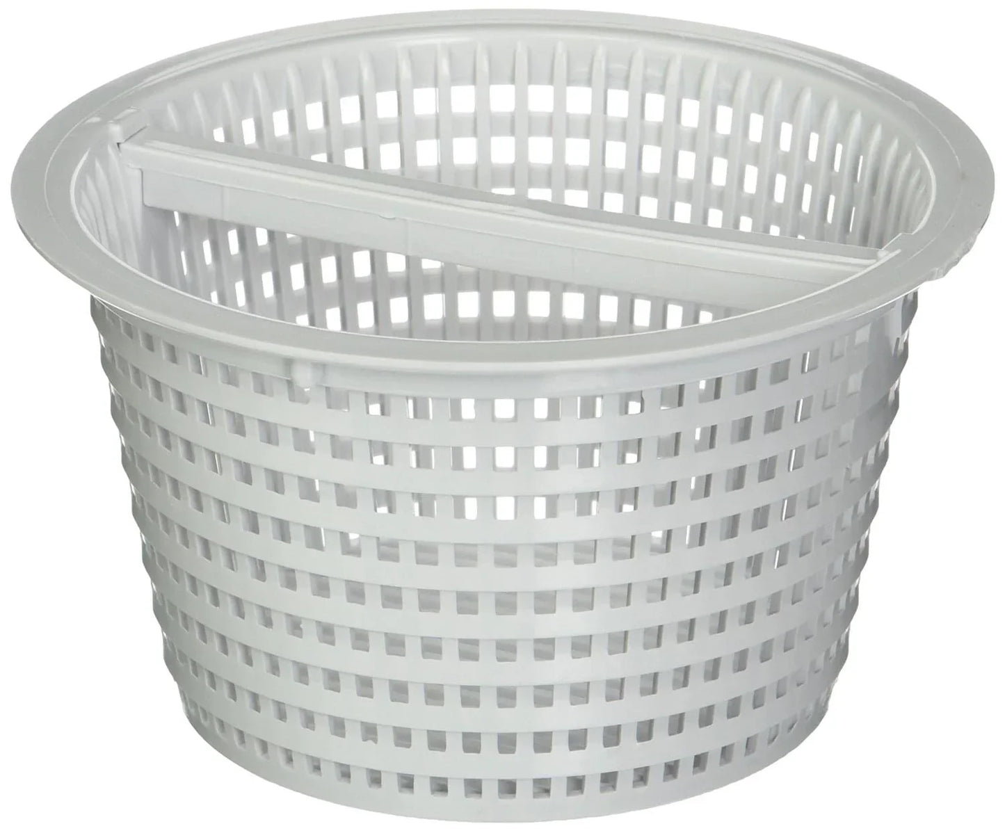 Panier de skimmer de piscine rond en plastique blanc, accessoire filtration piscine
