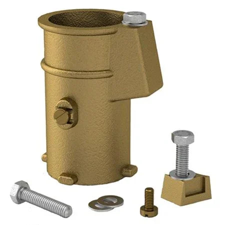 ANCRAGE 4'' POUR ECHELLE bronze - PS-4019C - Piscines Geyser