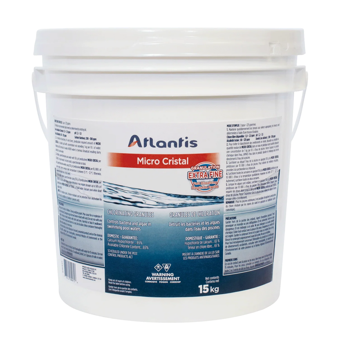 ATLANTIS MICRO CRISTAL 15 KG - Piscines Geyser