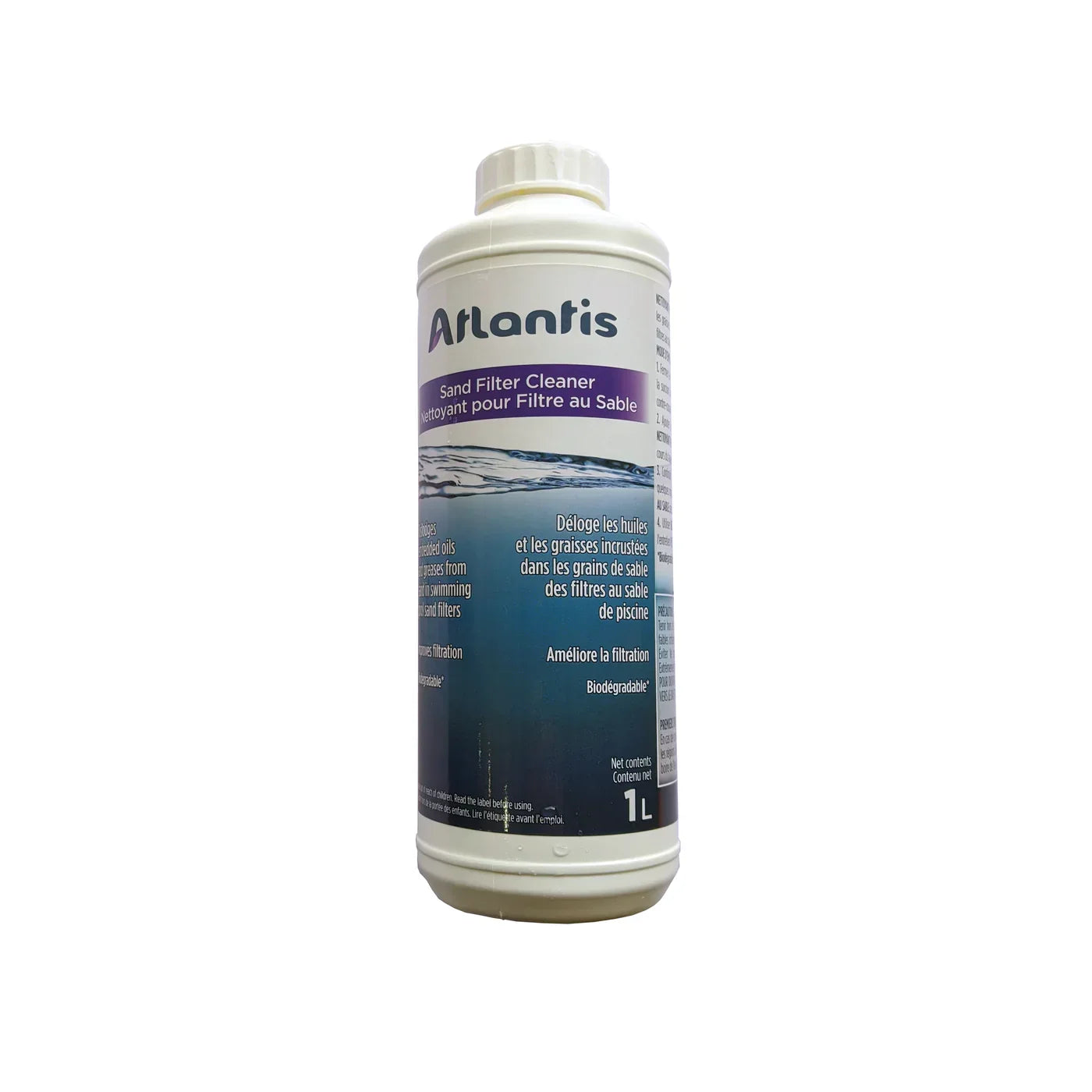 ATLANTIS NETTOYANT FILTRE SABLE - 1L  Piscines Geyser