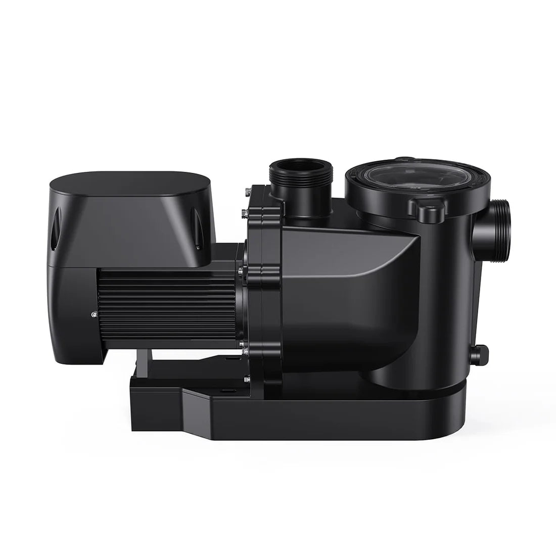Pompe piscine residentielle 1 HP Moov MP11DS - vue profil complet corps pompe