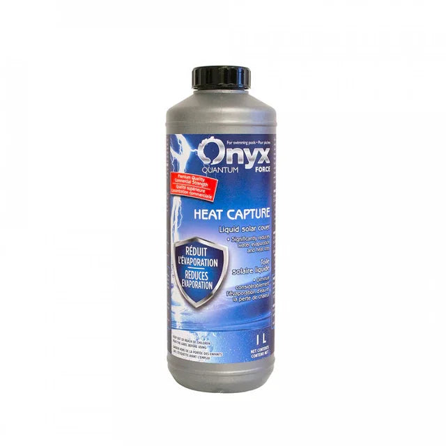 Bouteille de toile solaire liquide Onyx 1L pour piscine, réduit l'évaporation de l'eau
