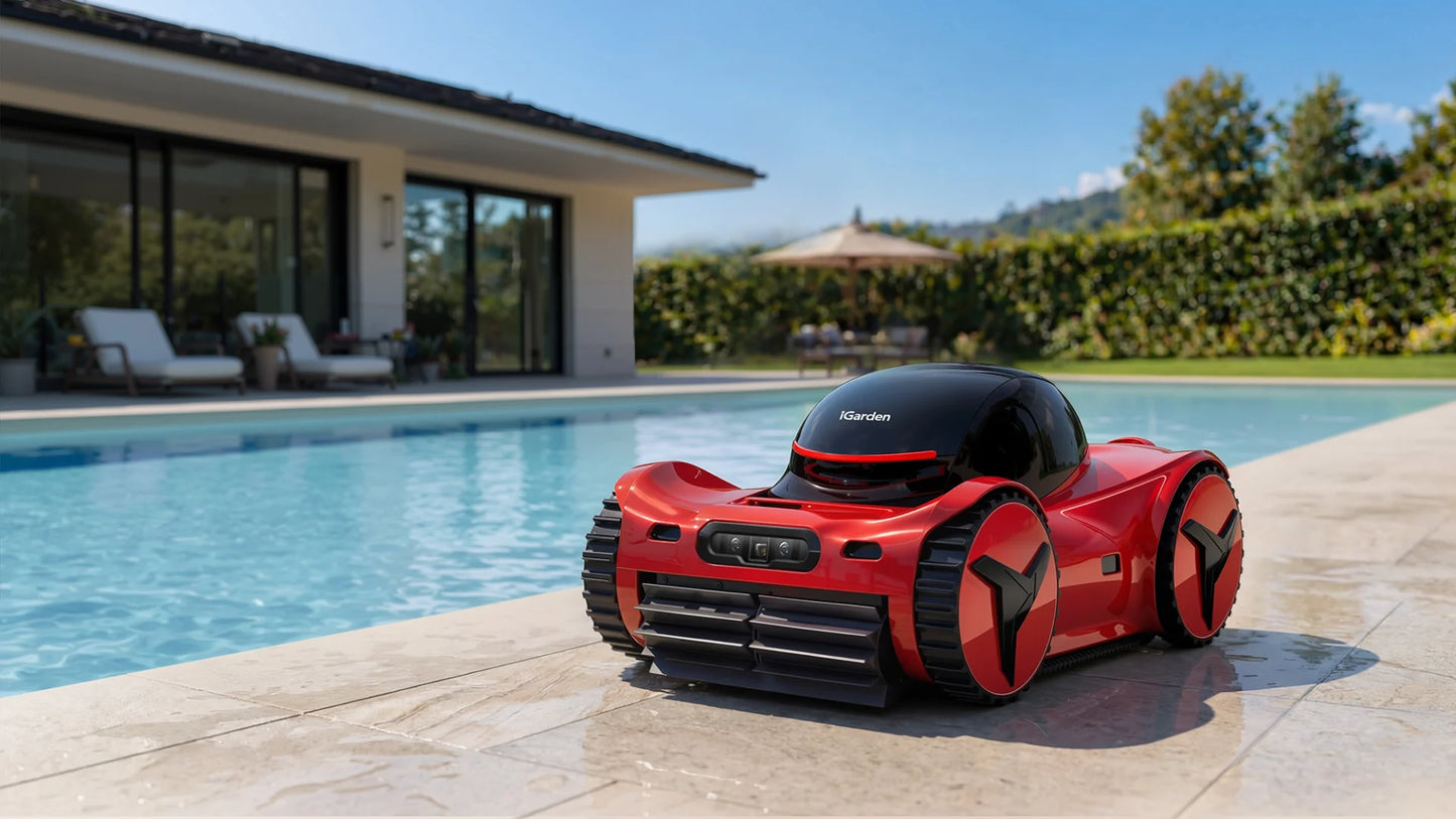 Robot de piscine sans fil Moov M1 Series – Nettoyeur automatique intelligent (M1-50, M1-80, M1-100, M1 Pro-125)