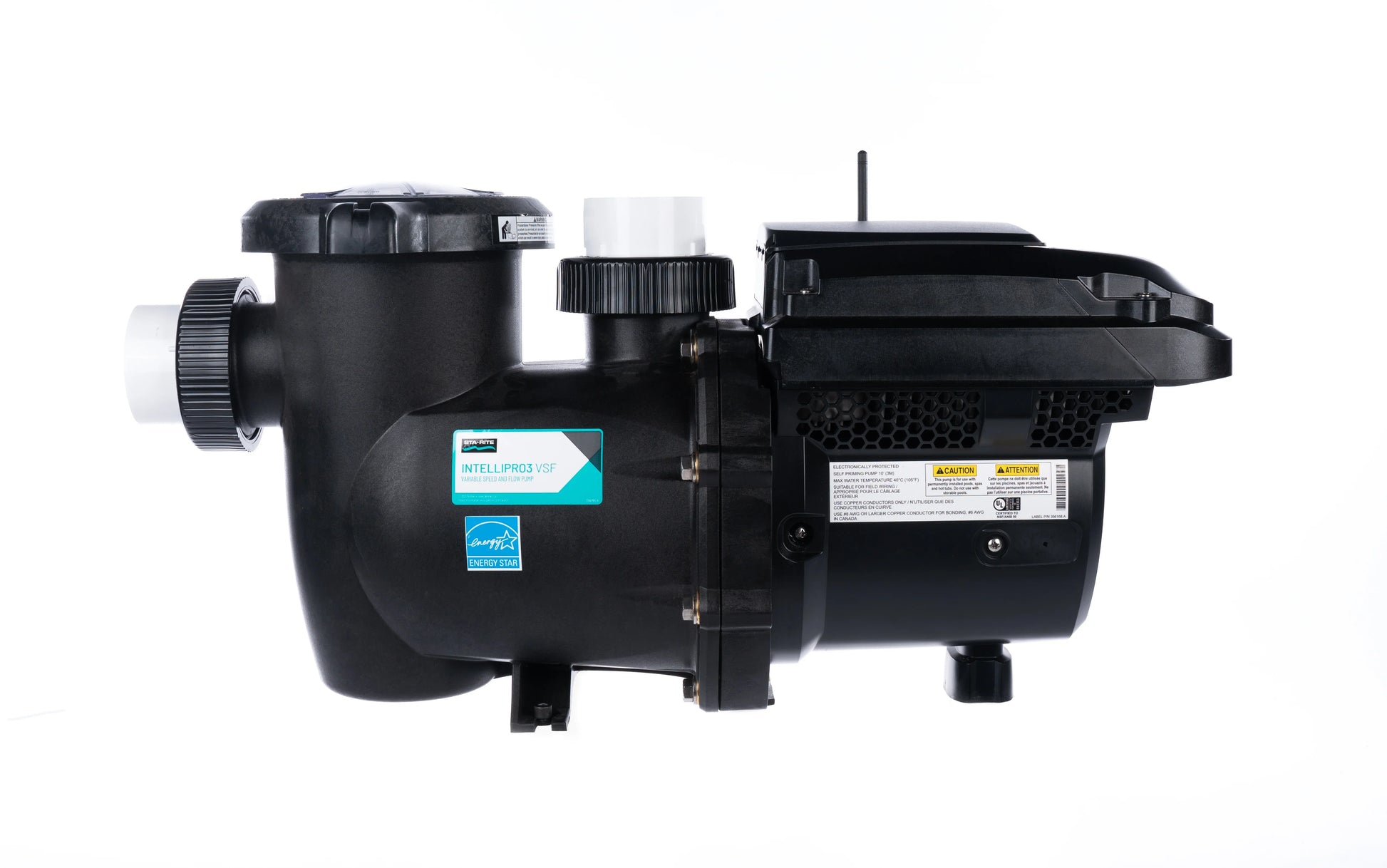 Pompe de piscine noire Intellipro3 VSF pour filtration et entretien de piscine résidentielle
