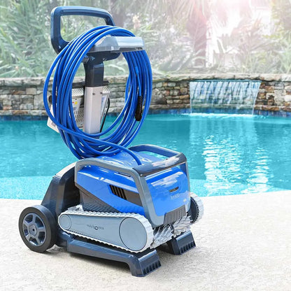 Robot nettoyeur de piscine creusee Dolphin M600 - WiFi MyDolphin Plus, 15m, fond, parois et ligne d'eau
