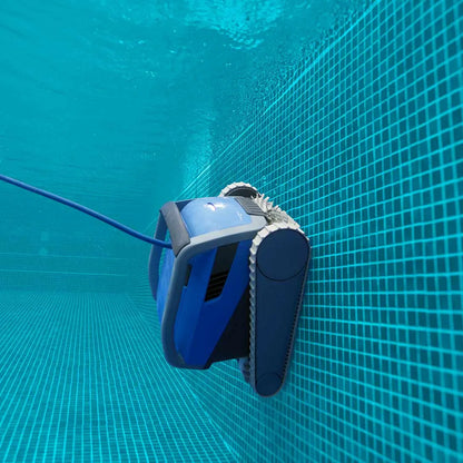 Robot nettoyeur de piscine creusee Dolphin M600 - WiFi MyDolphin Plus, 15m, fond, parois et ligne d'eau