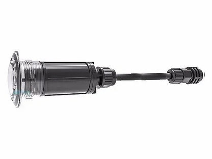 Projecteur LED étanche pour piscine, corps noir, avec câble et connecteurs, accessoire piscine