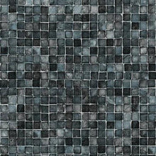 Mosaïque de carrelage gris anthracite pour revêtement de piscine, style moderne