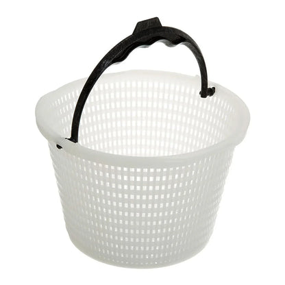 Panier de skimmer piscine blanc en plastique avec anse noire, accessoire filtration