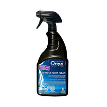 Nettoyant filtre piscine Onyx Perfect Filter Klean 1L, spray noir, entretien filtre cartouche