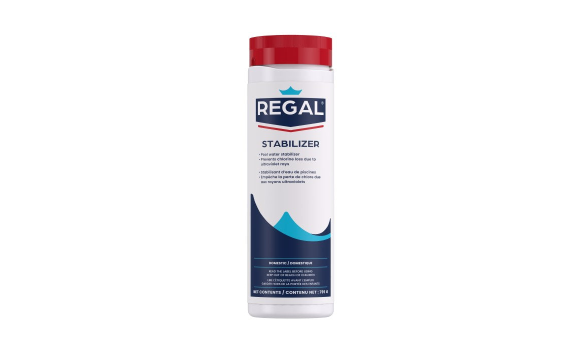 Regal Stabilizer – Stabilisant à chlore (acide cyanurique) pour piscine (795 g / 1,8 kg)