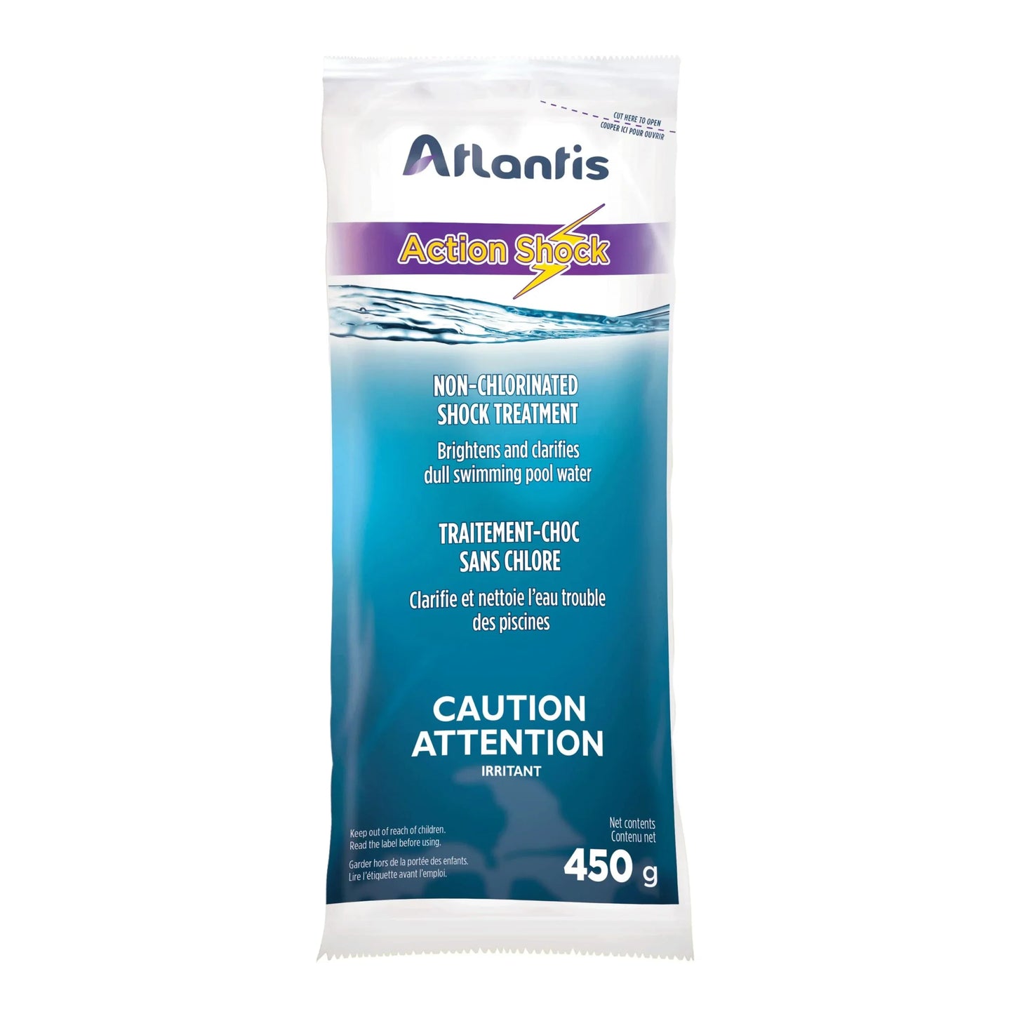 ATLANTIS ACTION SHOCK 450 GR - Piscines Geyser