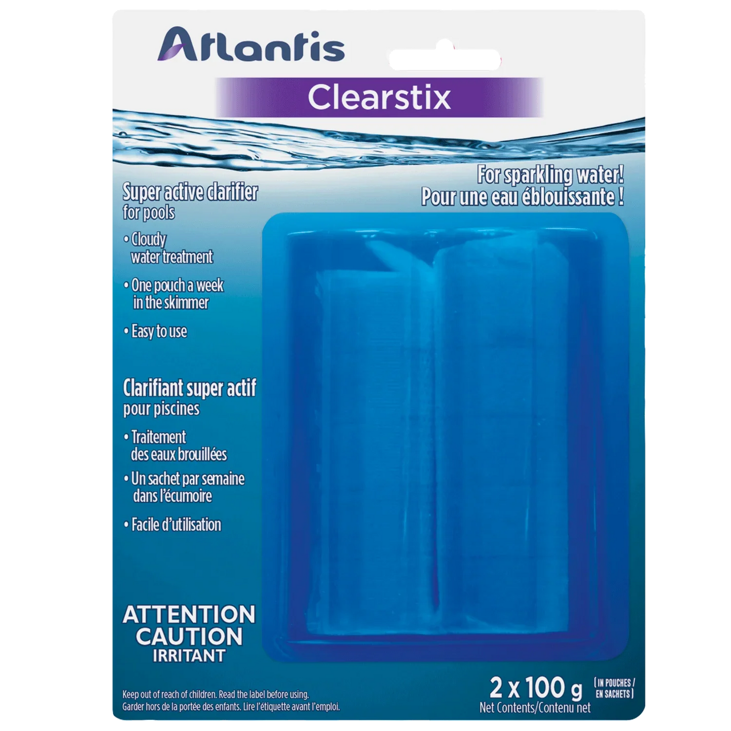 ATLANTIS CLEARSTIX   200G - Piscines Geyser