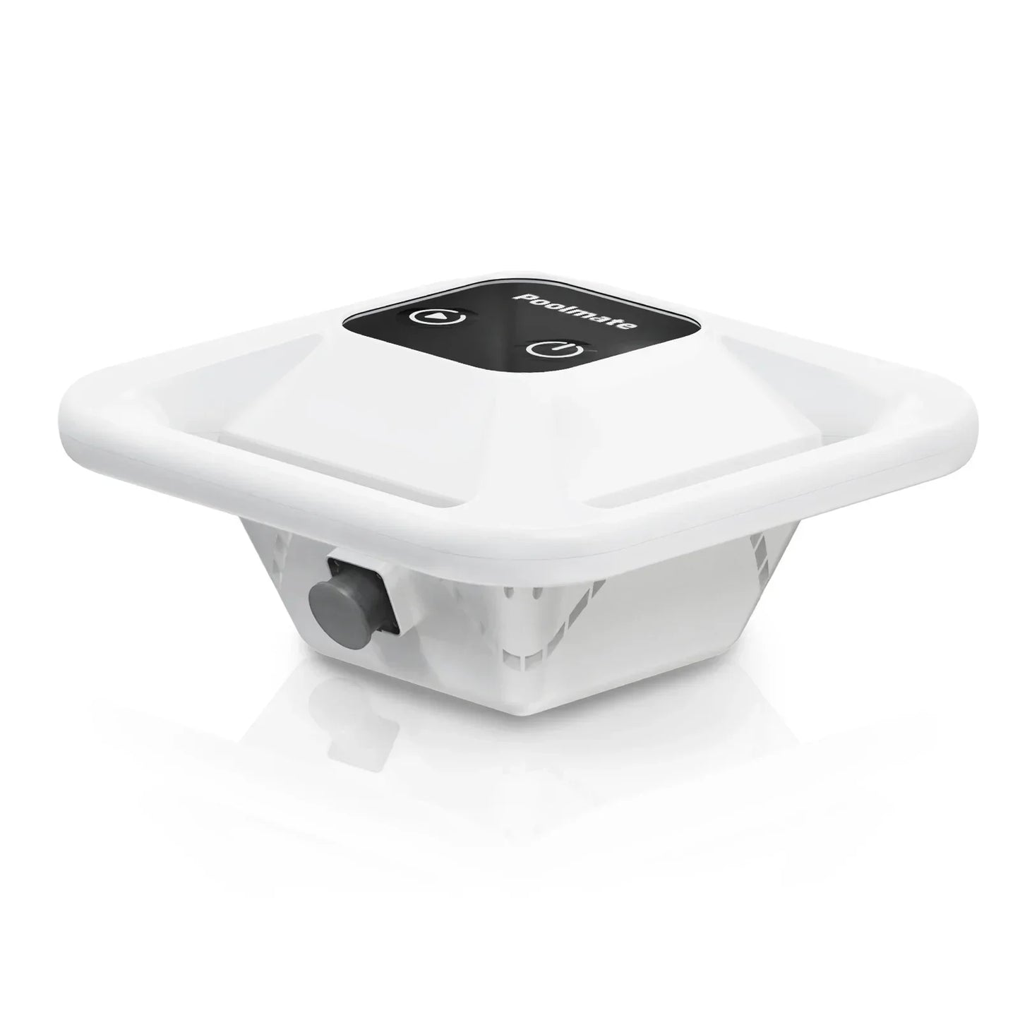 Batterie blanche carrée pour robot de piscine, avec boutons de commande sur le dessus