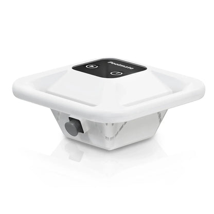 Batterie blanche carrée pour robot de piscine, avec boutons de commande sur le dessus
