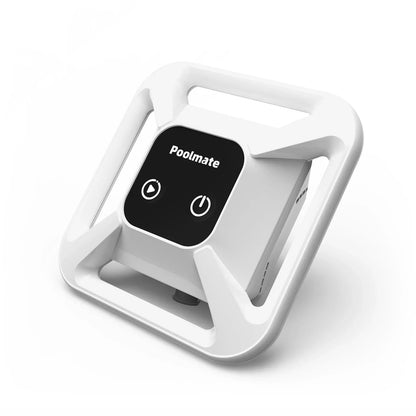 Batterie blanche pour piscine avec écran et boutons, accessoire d'entretien piscine
