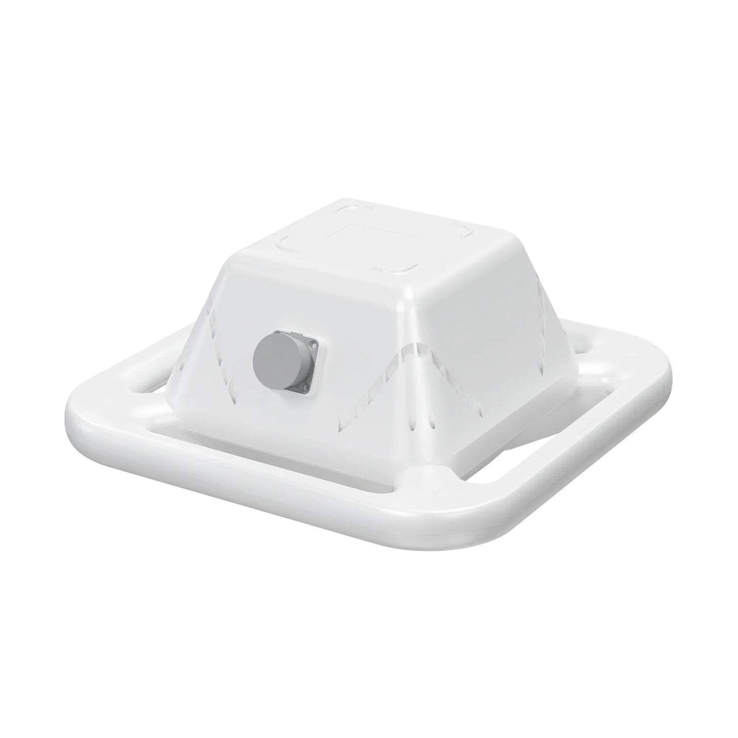 Batterie hydro pour piscine, boîtier blanc flottant avec bouton latéral, accessoire entretien
