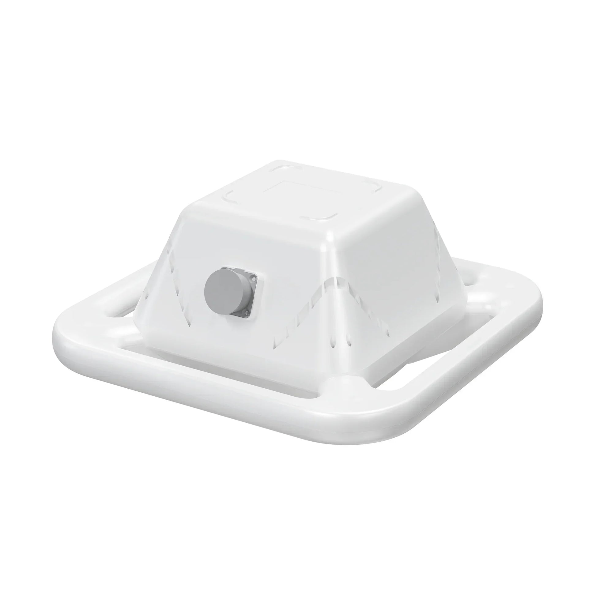 Batterie hydro pour piscine, boîtier blanc flottant avec bouton latéral, accessoire entretien