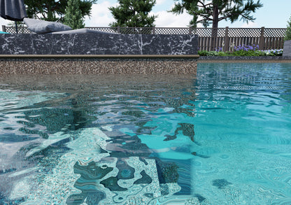 Toile de piscine creusée Costa verde