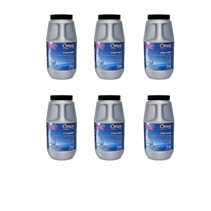 Onyx Stain Away metal stain remover for swimming pools