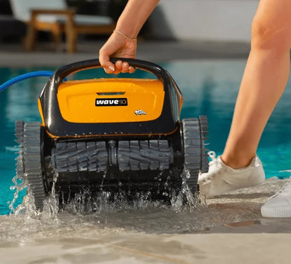 Dolphin Wave 90i – Robot de piscine commerciale (bassins jusqu'à 65 pi)