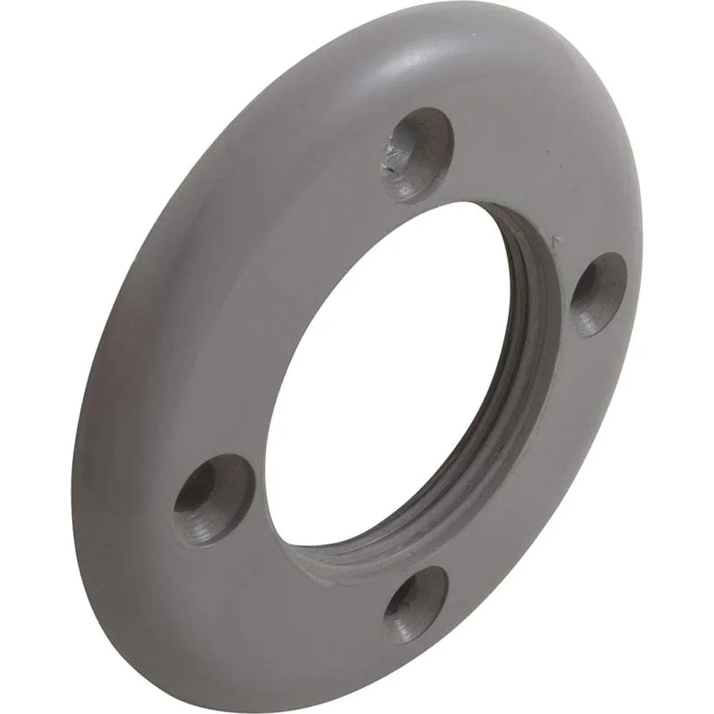 Bride de fixation ronde grise pour tuyauterie de piscine, avec quatre trous de montage