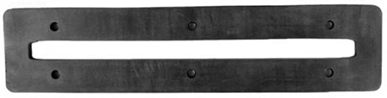 Joint en caoutchouc rectangulaire pour piscine avec fente et trous de fixation