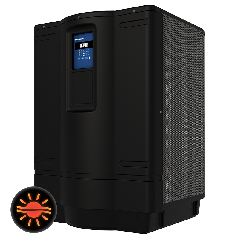 Thermopompe piscine Hayward HeatPro 140 000 BTU à microcanaux, chauffage seul - W3HP21405T