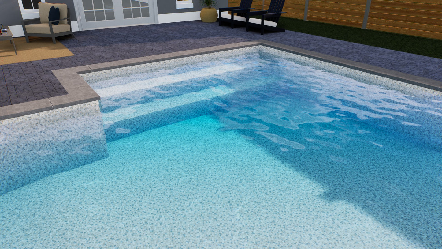 Toile de piscine creusé Ivory coast