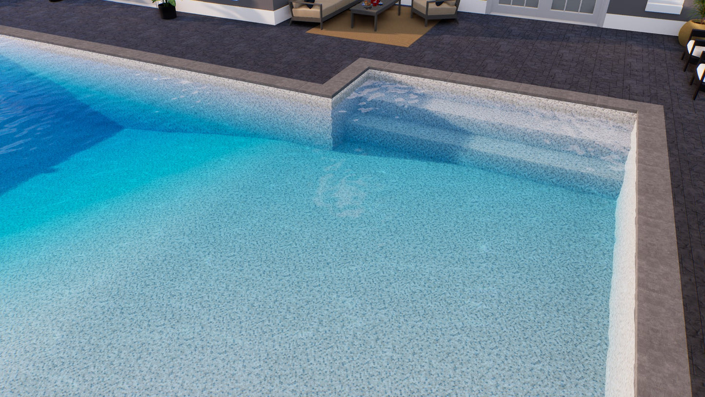 Toile de piscine creusé Ivory coast