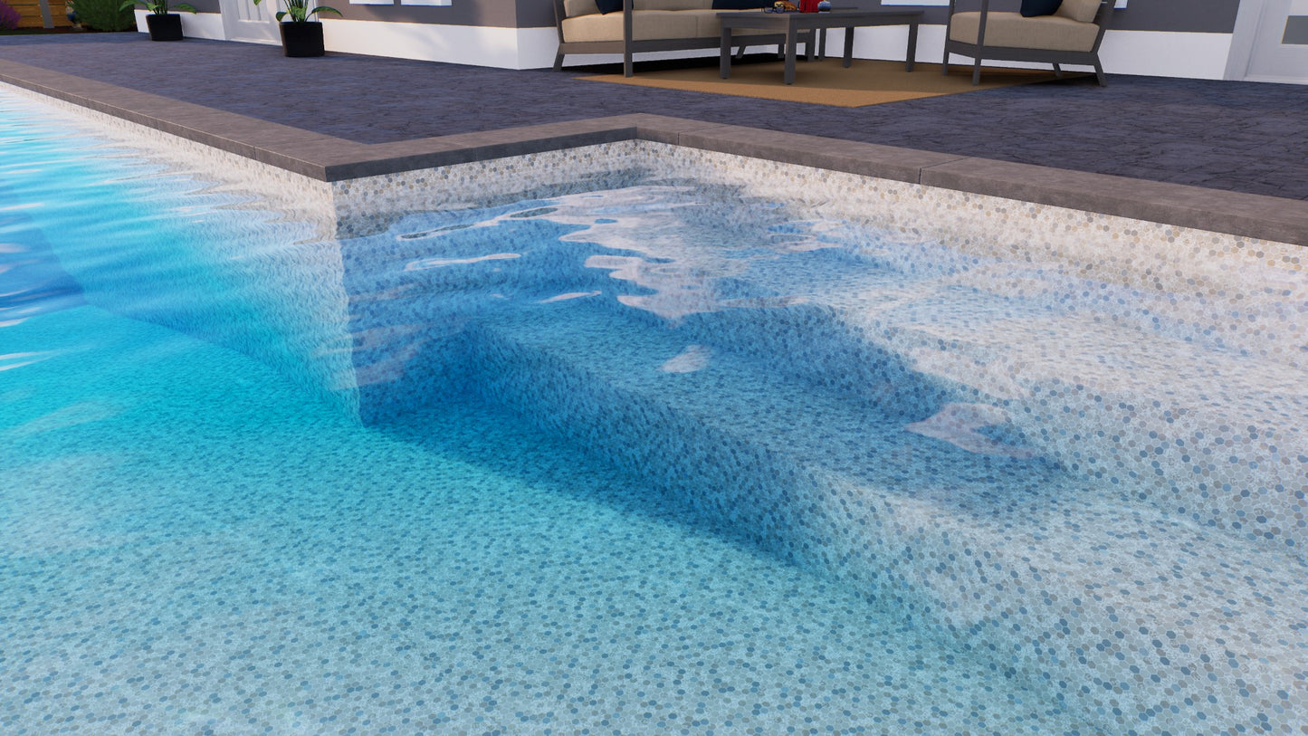 Toile de piscine creusé Ivory coast