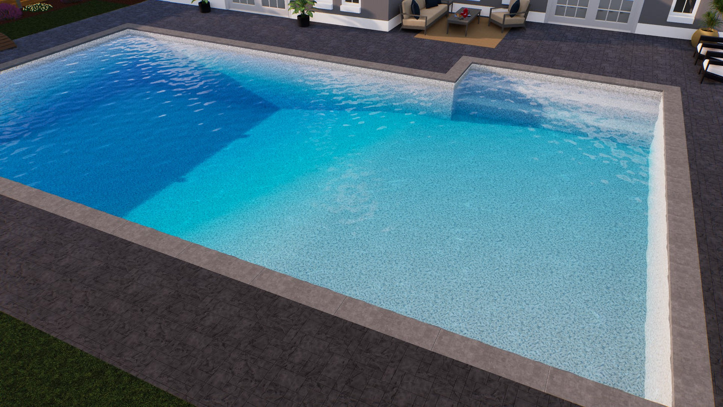 Toile de piscine creusé Ivory coast