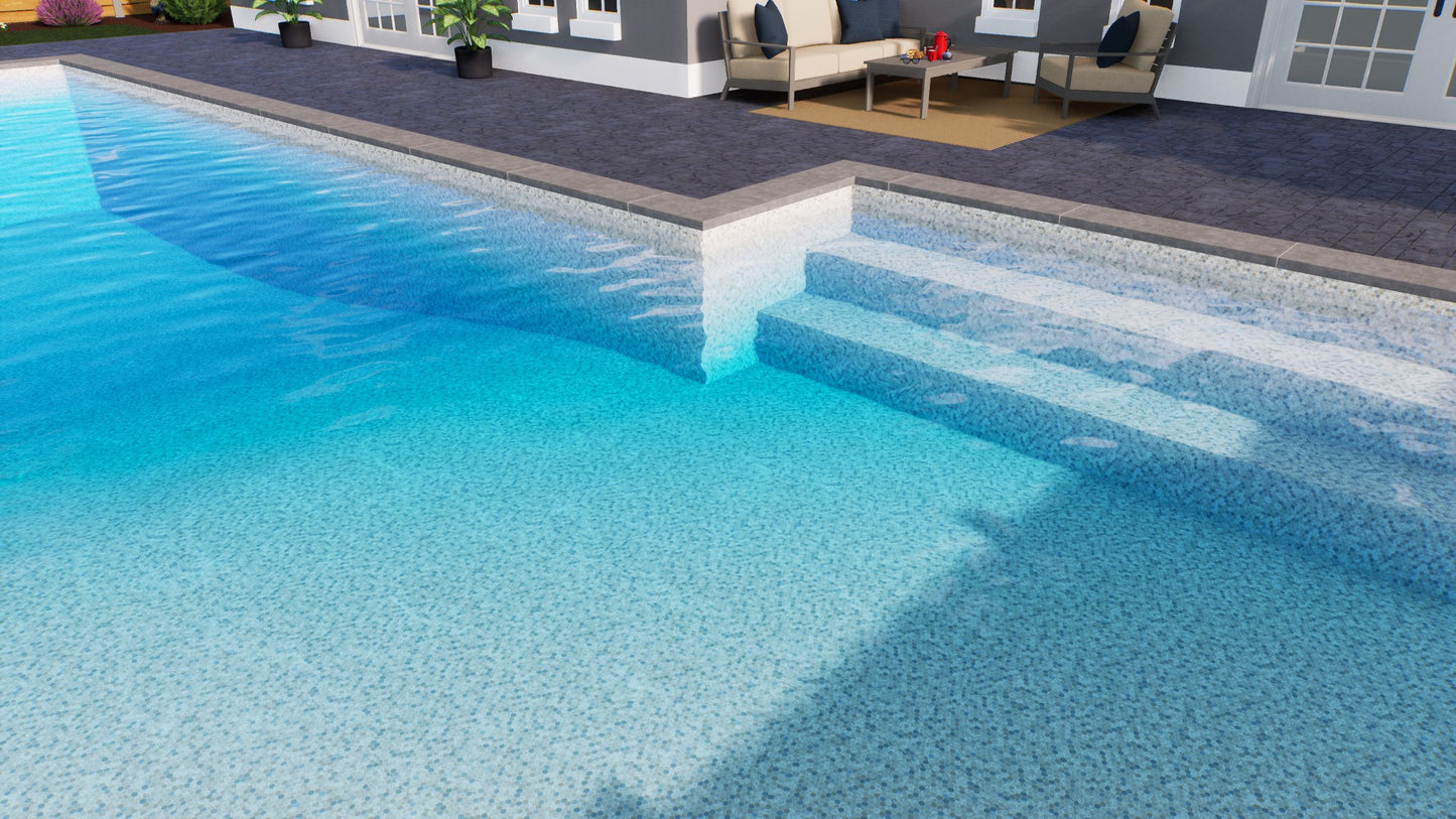 Toile de piscine creusé Ivory coast