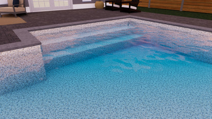 Toile de piscine creusé Ivory coast