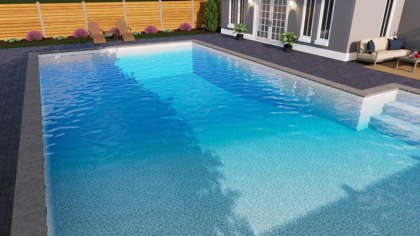 Toile de piscine creusé Ivory coast