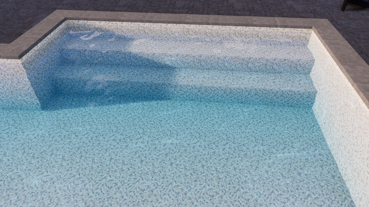 Toile de piscine creusé Ivory coast