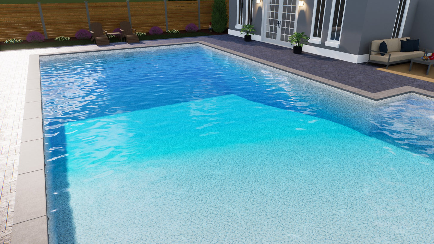 Toile de piscine creusé Ivory coast