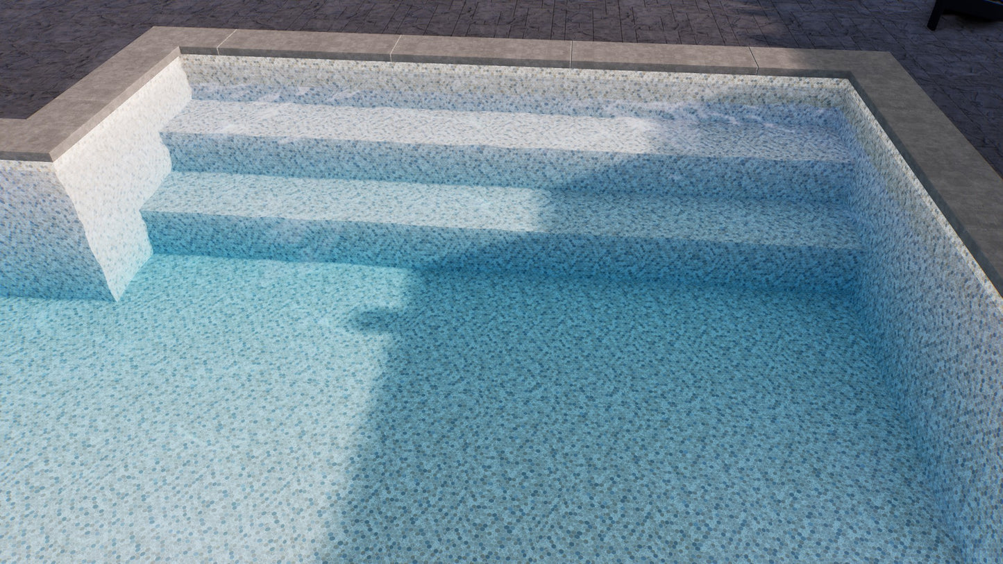 Toile de piscine creusé Ivory coast