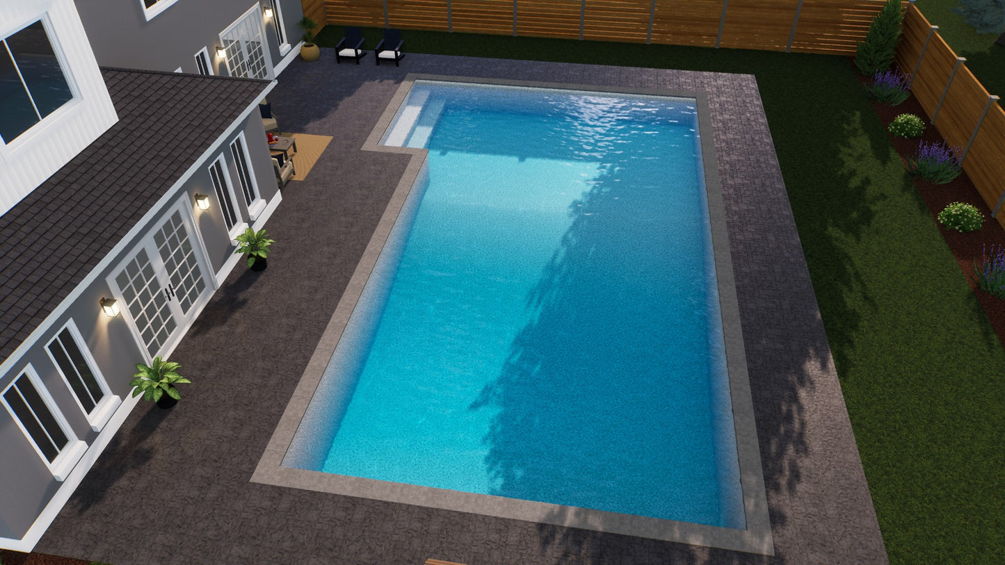 Toile de piscine creusé Ivory coast