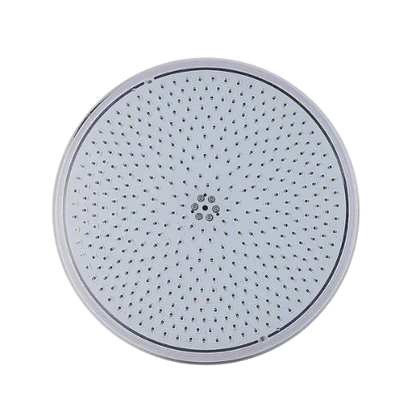 Projecteur LED rond pour piscine, finition inox, éclairage sous-marin moderne