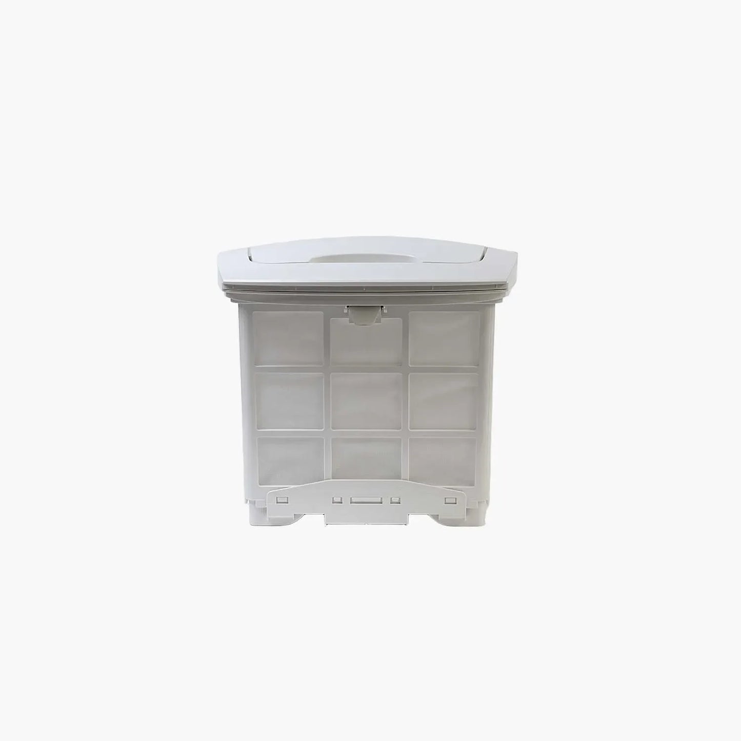 Panier ultrafin pour skimmer de piscine, accessoire de filtration blanc, vue de face