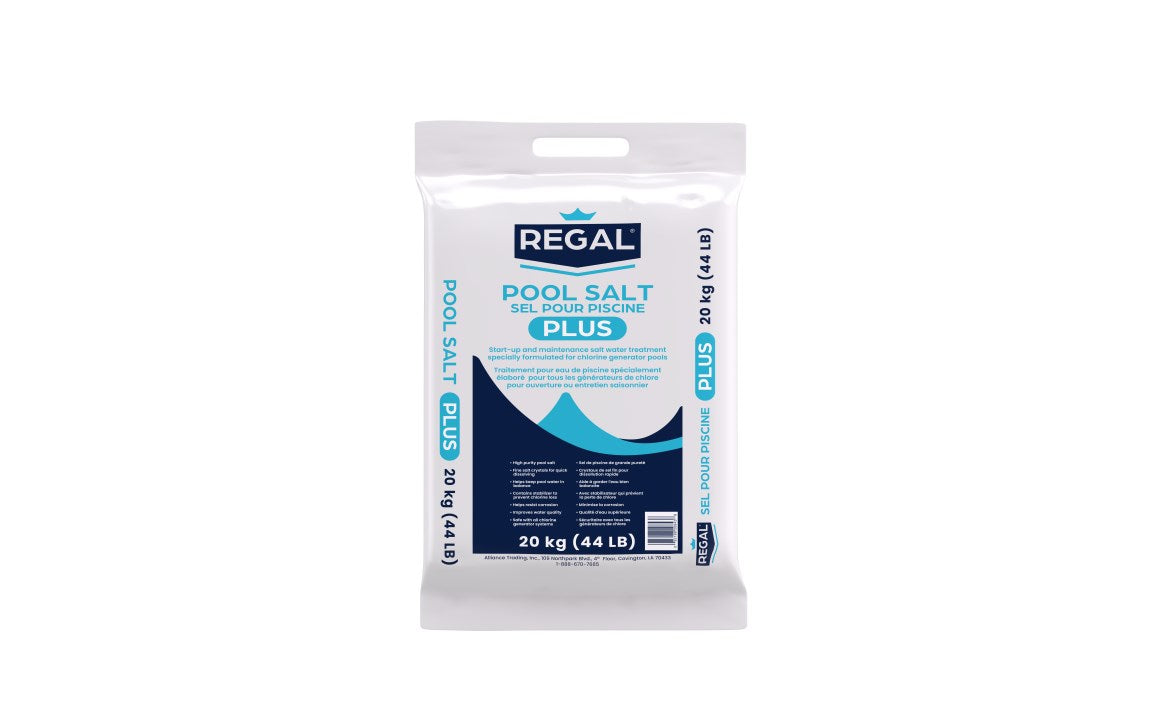 Regal Pool Salt Plus 20 kg, sel à pH équilibré avec stabilisant intégré
