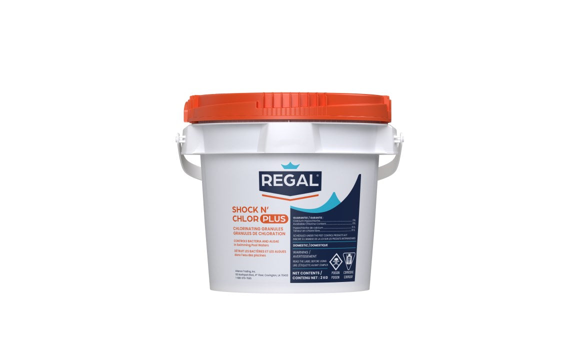 Regal Shock N' Chlor Plus, traitement choc au chlore avec algicide intégré