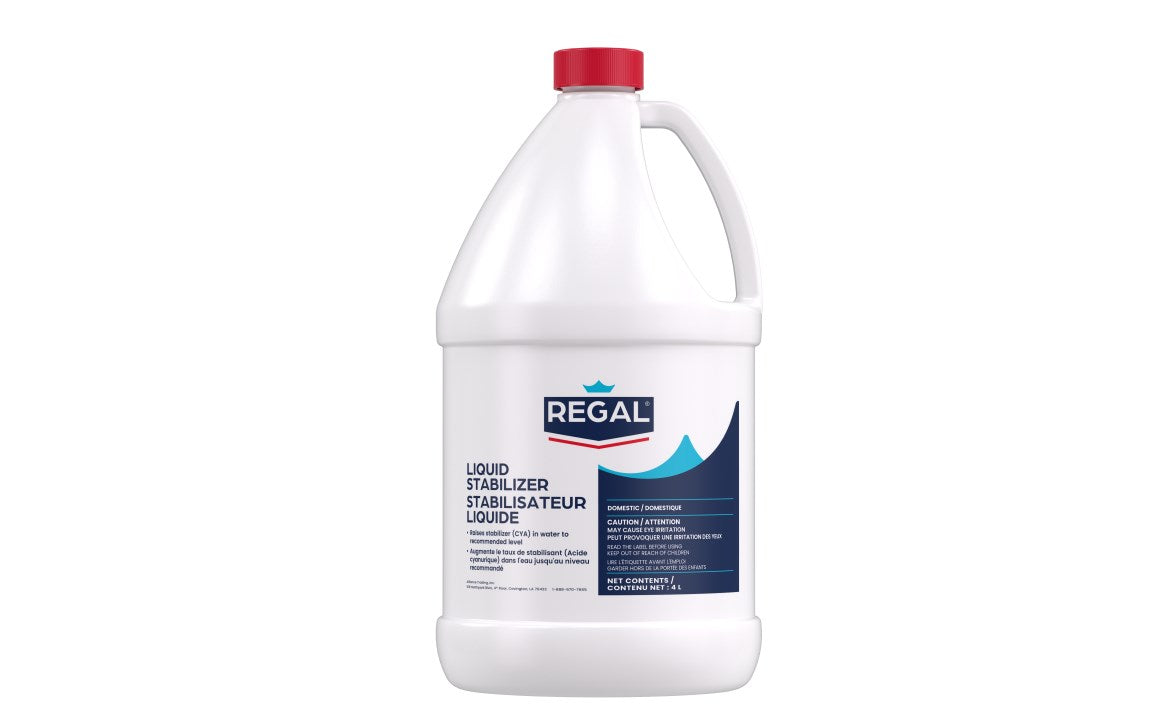 Regal Stabilisateur Liquide 3,78 L, stabilisant à chlore pour piscine