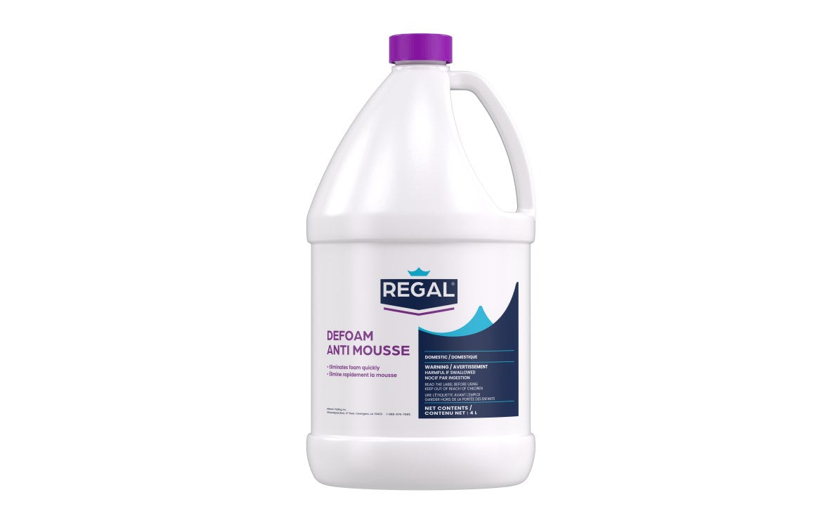 Regal Anti Mousse 4 L, éliminateur de mousse pour piscine et spa