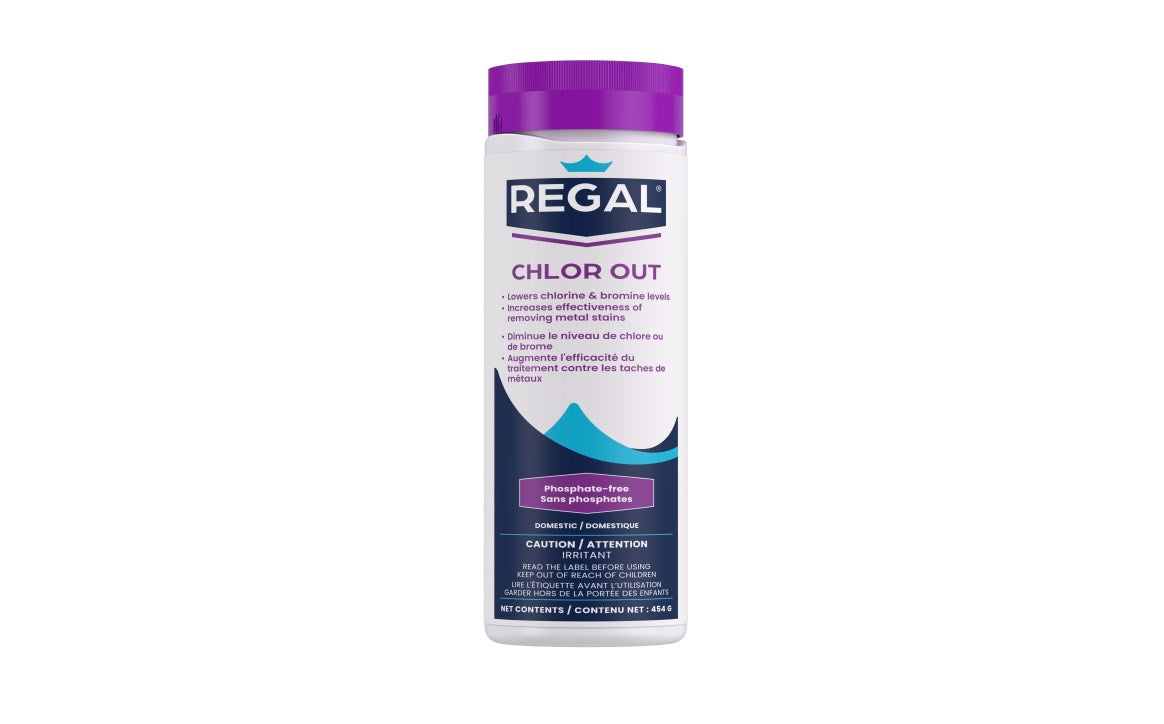 Regal Chlor Out 454 g, neutralisant de chlore et de brome pour piscine