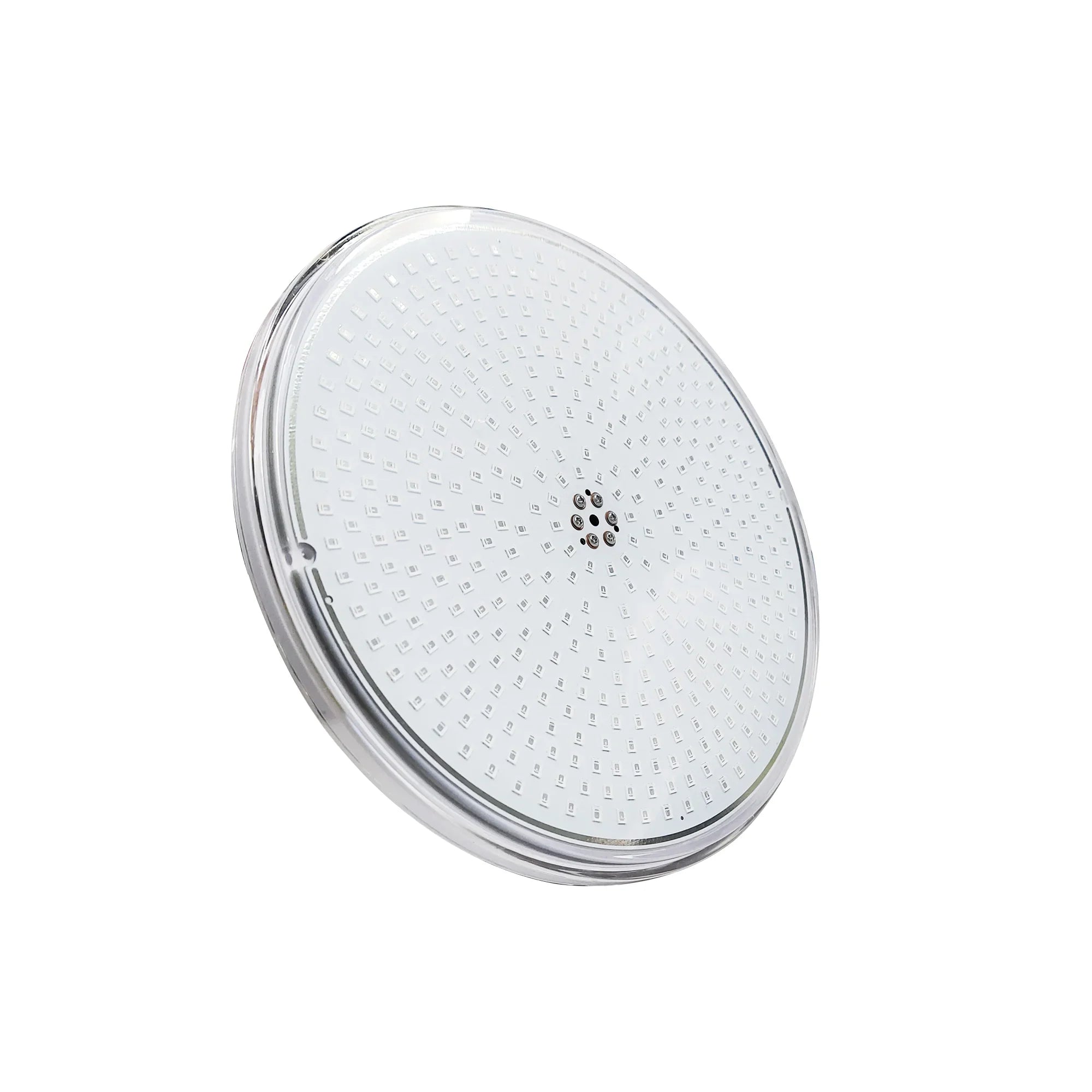 Lampe LED ronde blanche pour piscine, étanche, idéale éclairage bassin extérieur