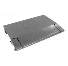 Couvercle de skimmer piscine gris rectangulaire en plastique, accessoire d'entretien