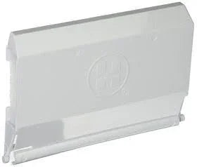 Volet de skimmer piscine rectangulaire en plastique blanc, accessoire pour entretien piscine.